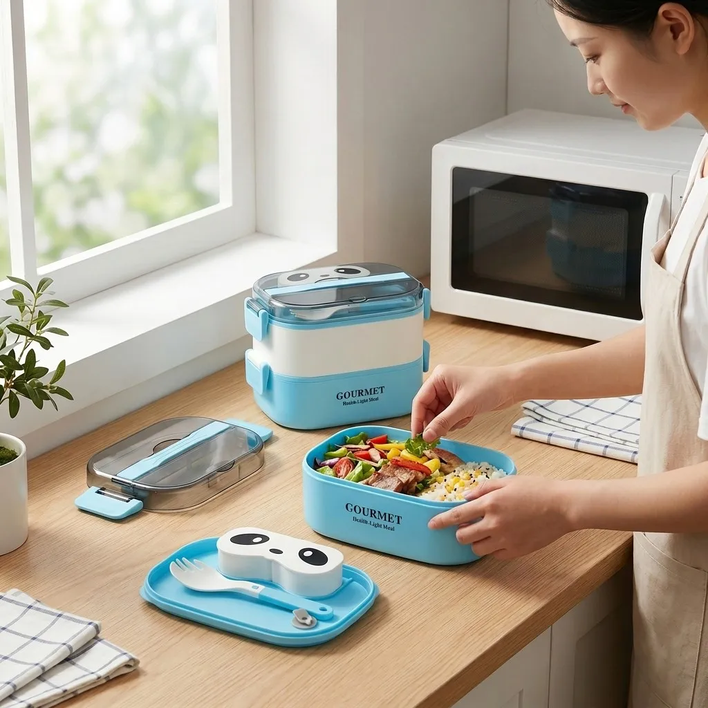 Microwavable Bento Lunch Box K - огляд і ціна Meal Prep Or Prep Meal