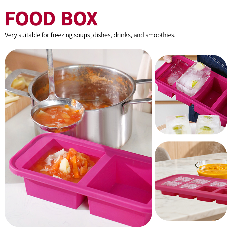 2 Or 3-Piece Silicone Freezer  - огляд і ціна Meal Prep Template