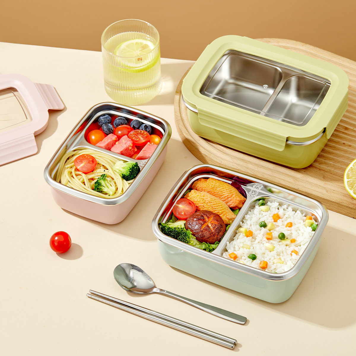 Microwave 304 Stainless Steel  - огляд і ціна Meal Prep Bowl