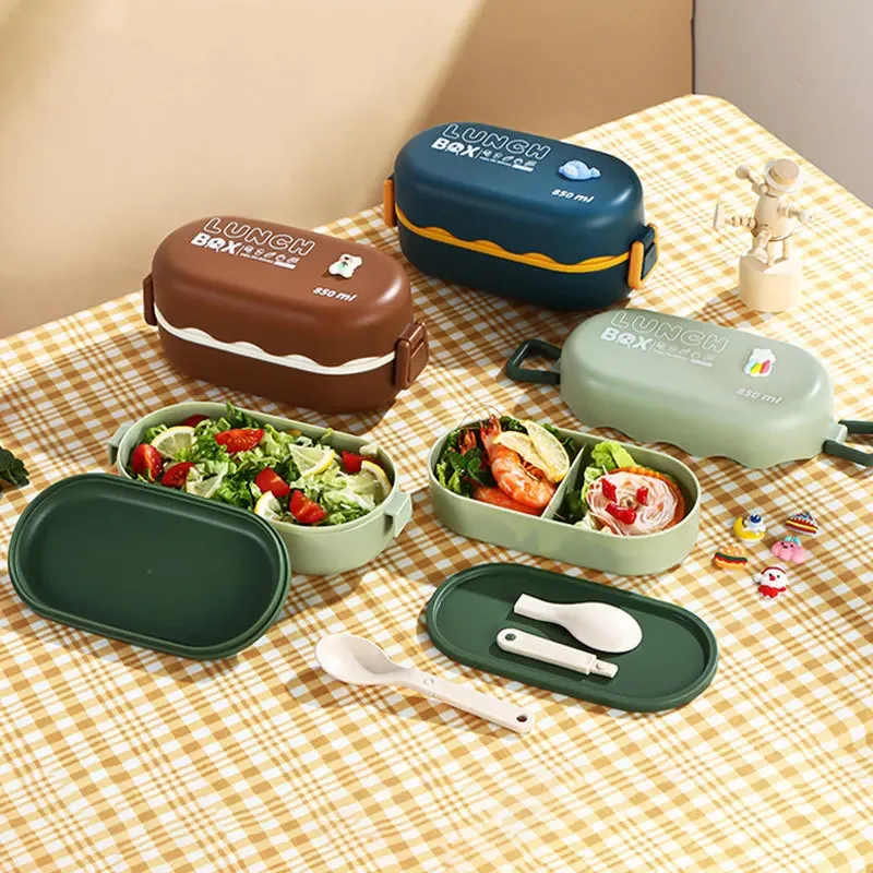850ML Lunch Box Double-layer P - огляд і ціна Meal Prep Bowl
