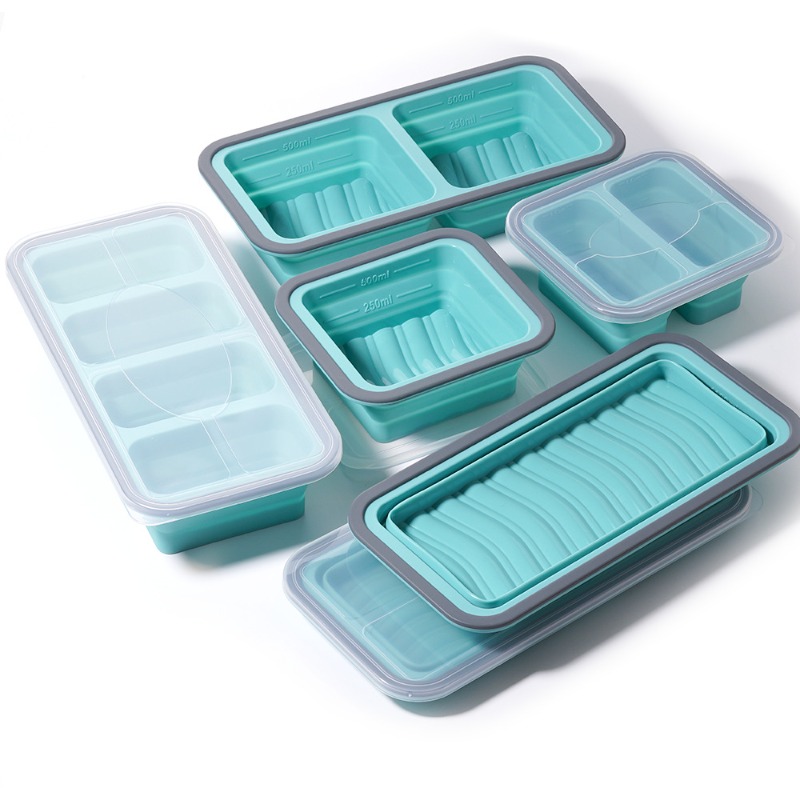 Freezer Tray with Lid 2 pcs Si - огляд і ціна Meal Prep Template