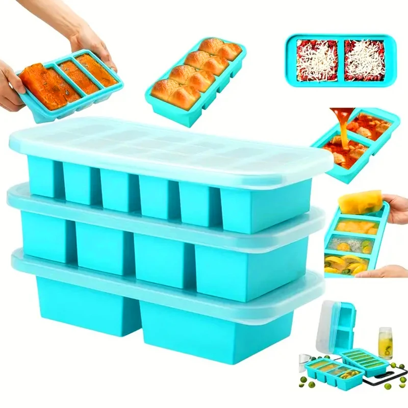 2 or 3-piece Silicone Freezer  - огляд і ціна Meal Prep Or Prep Meal