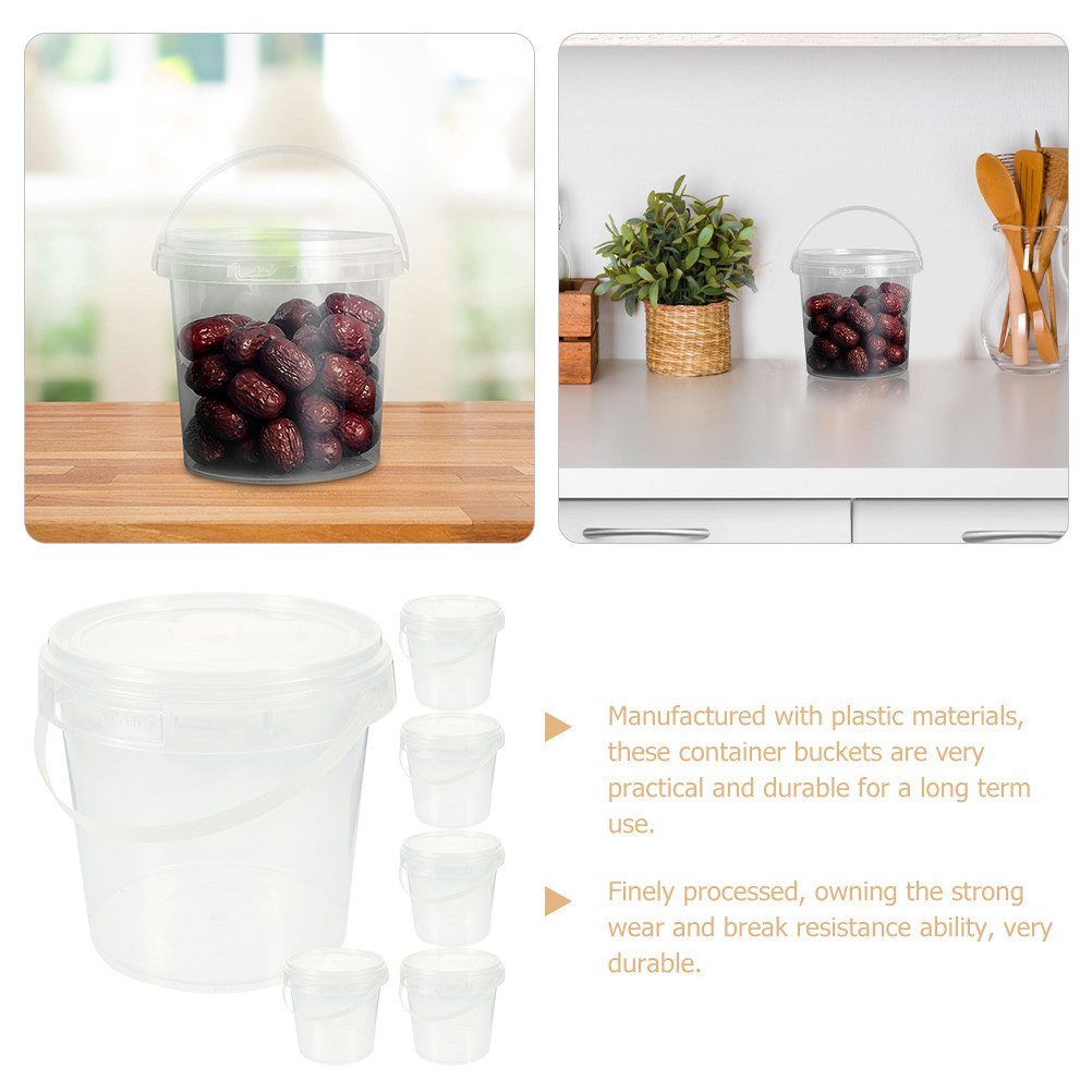 6Pcs Clear Food-Grade Plastic  - огляд і ціна Meal Prep With Rice
